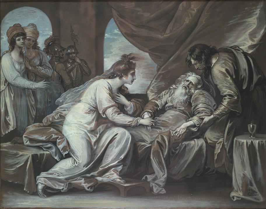 King Lear and Cordelia